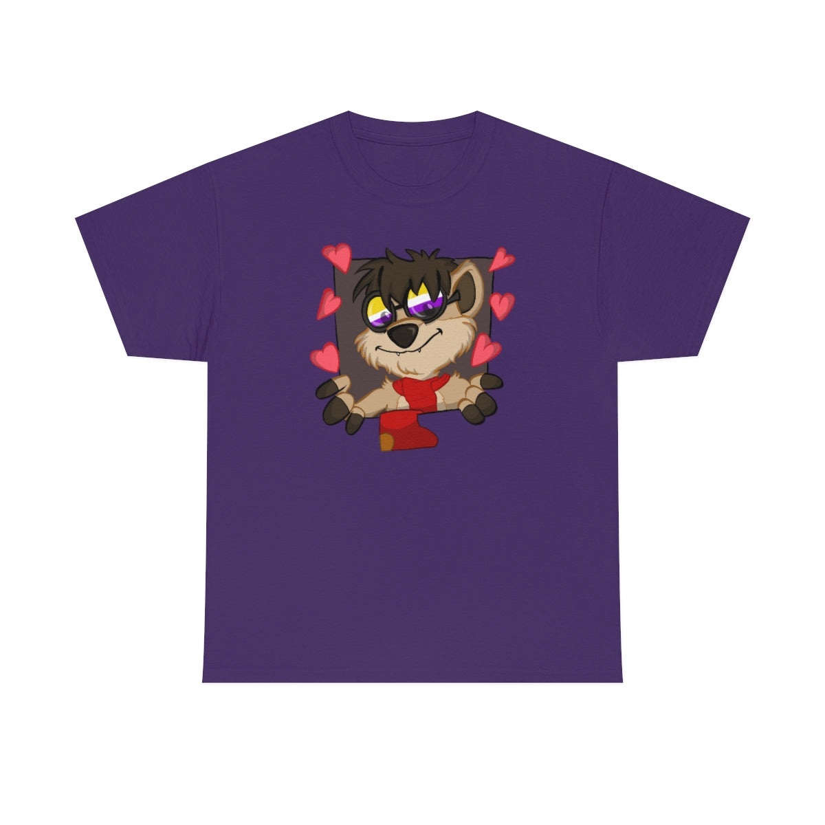 Non Binary - T-Shirt T-Shirt Thabo Meerkat Purple S 