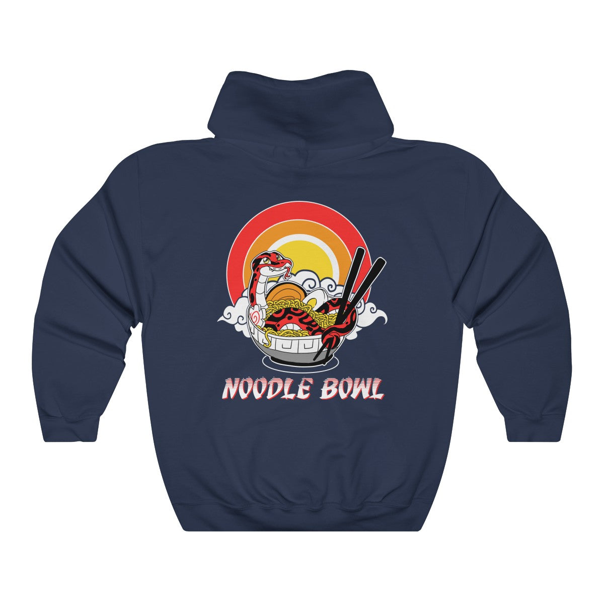 Noodle Bowl - Hoodie Hoodie Crunchy Crowe Navy Blue S 