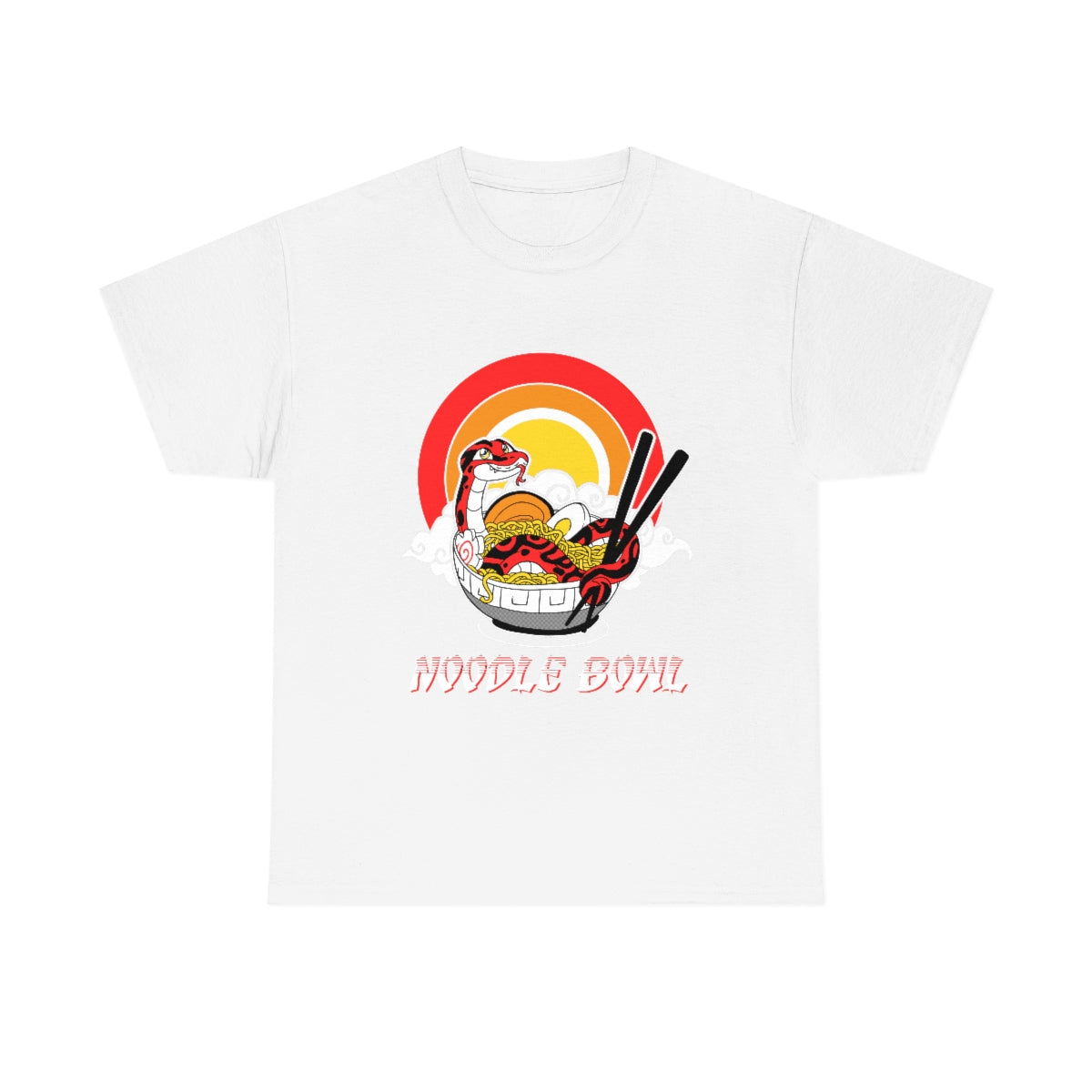 Noodle Bowl - T-Shirt T-Shirt Crunchy Crowe White S 