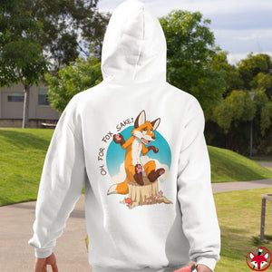 Oh For Fox Sake Brown Text - Hoodie Hoodie Paco Panda 