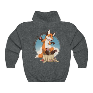 Oh For Fox Sake Brown Text - Hoodie Hoodie Paco Panda Dark Heather S 