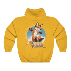 Oh For Fox Sake White Text - Hoodie Hoodie Paco Panda Gold S 