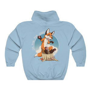 Oh For Fox Sake White Text - Hoodie Hoodie Paco Panda Light Blue S 