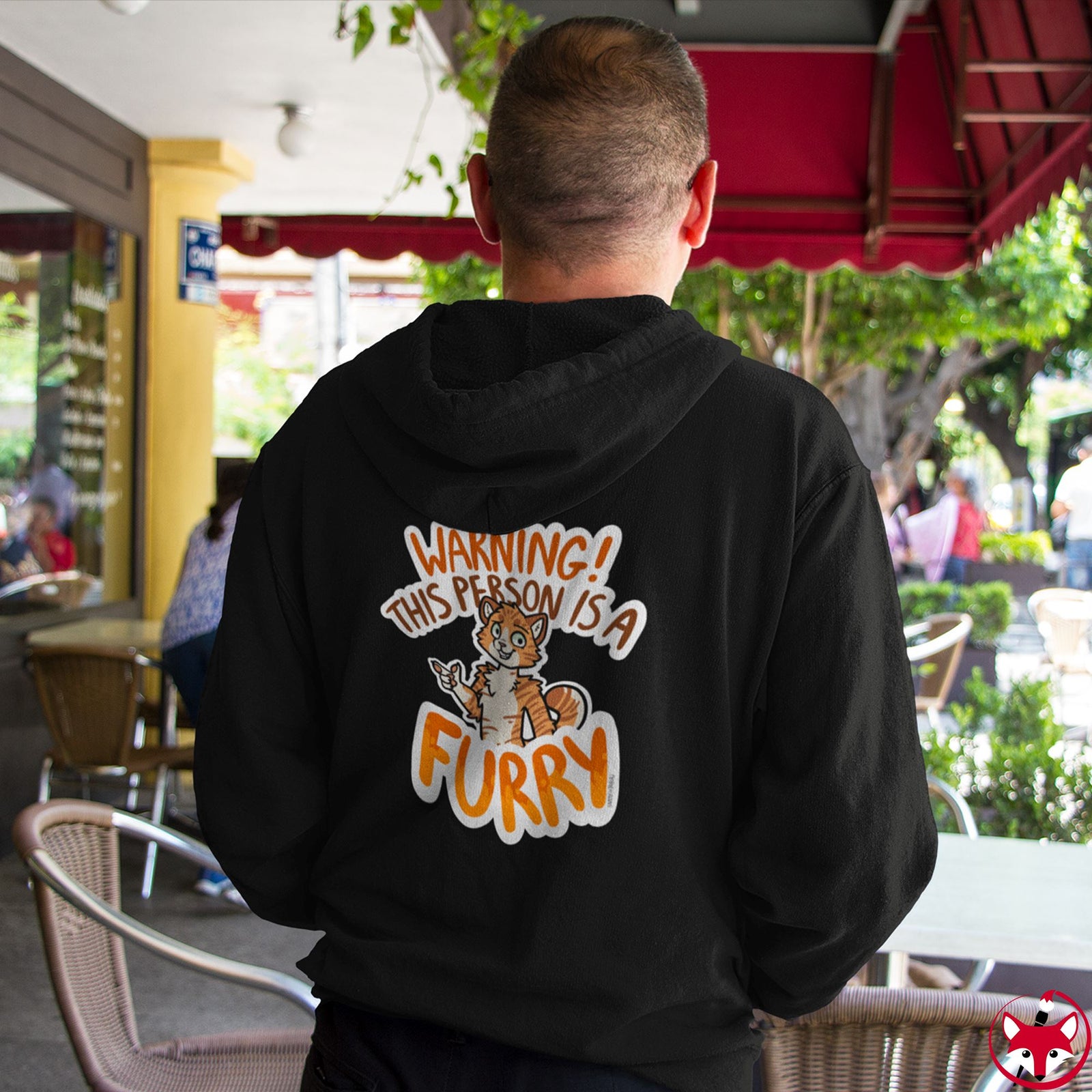 Orange Cat - Hoodie Hoodie Sammy The Tanuki 