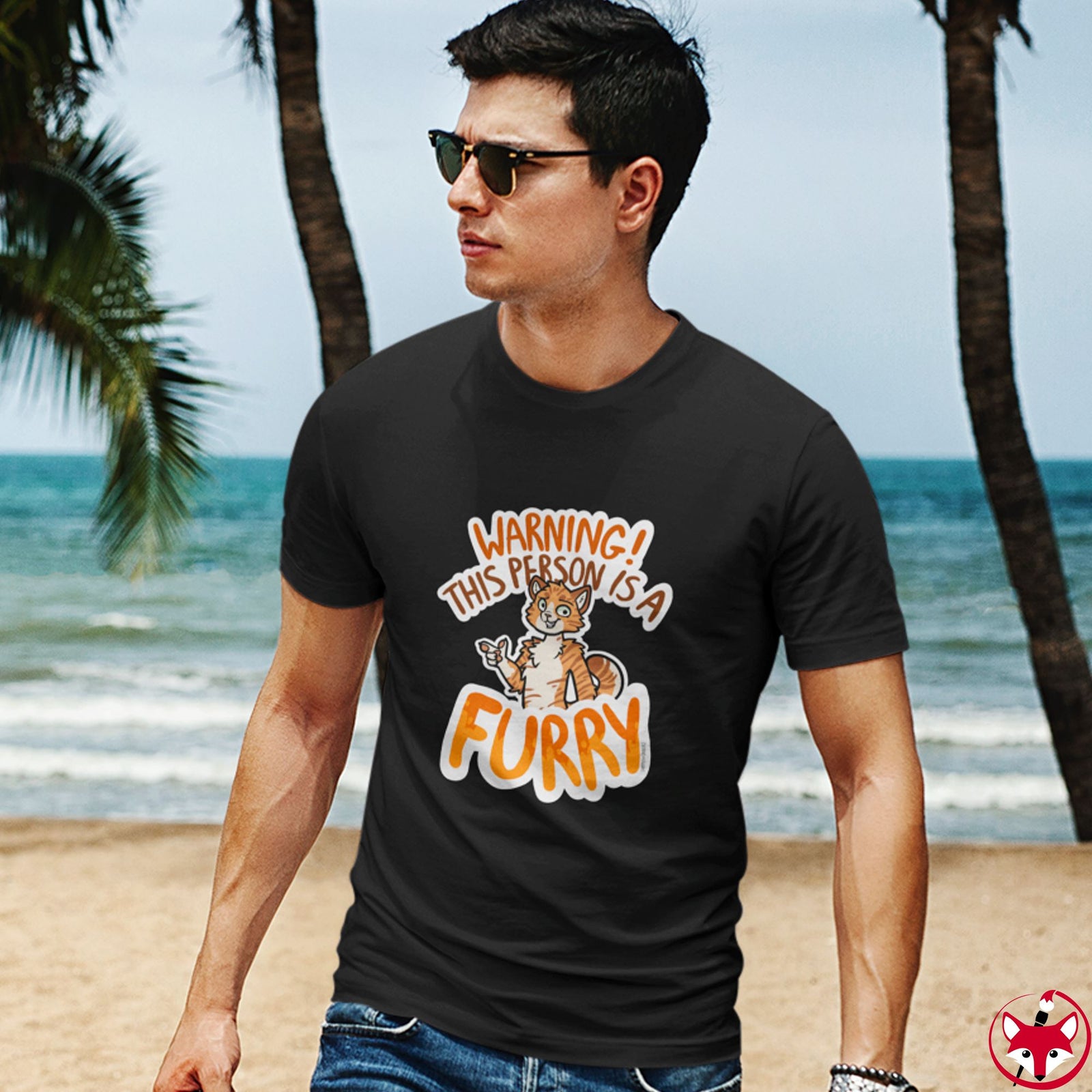 Orange Cat - T-Shirt T-Shirt Sammy The Tanuki 