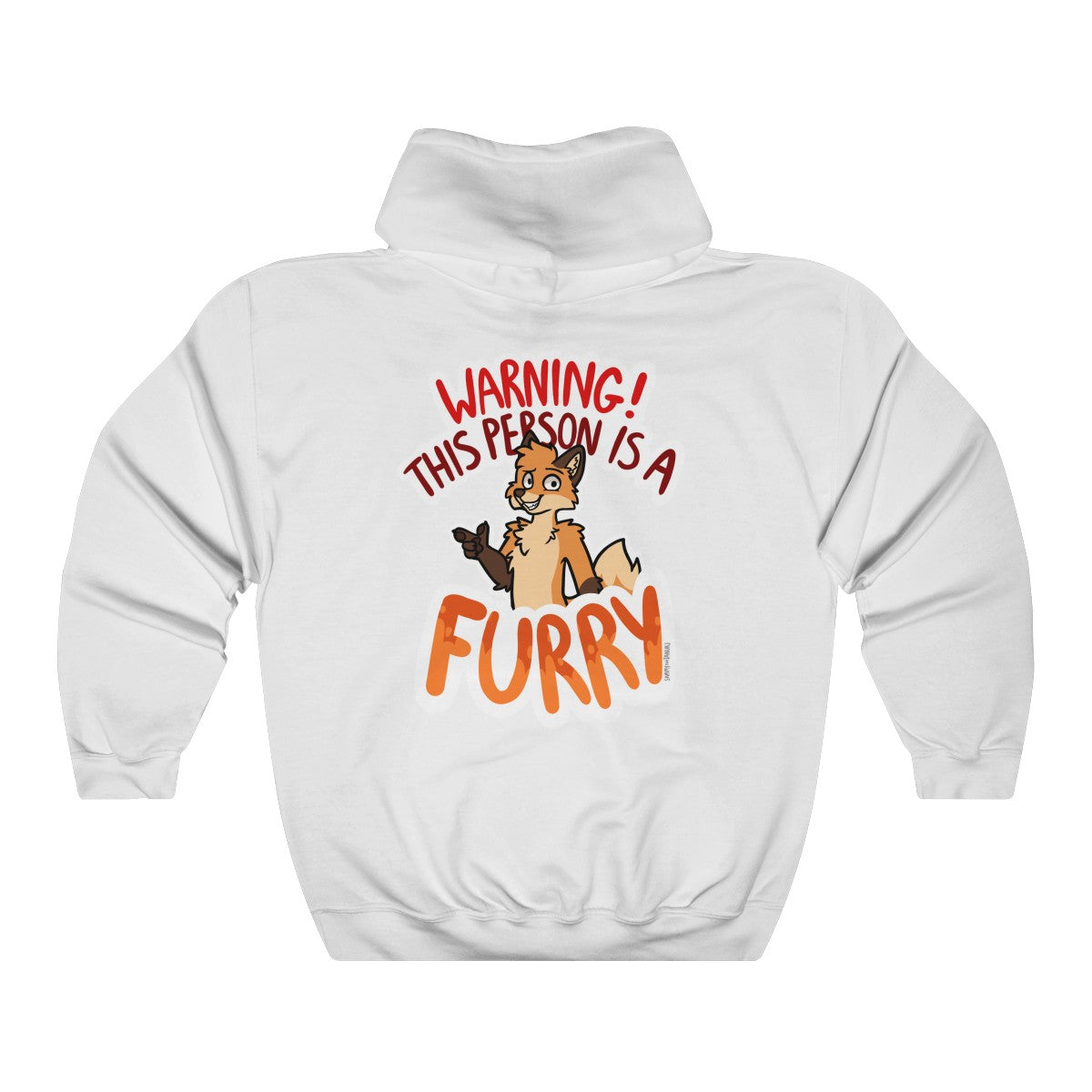 Orange Fox - Hoodie Hoodie Sammy The Tanuki White S 