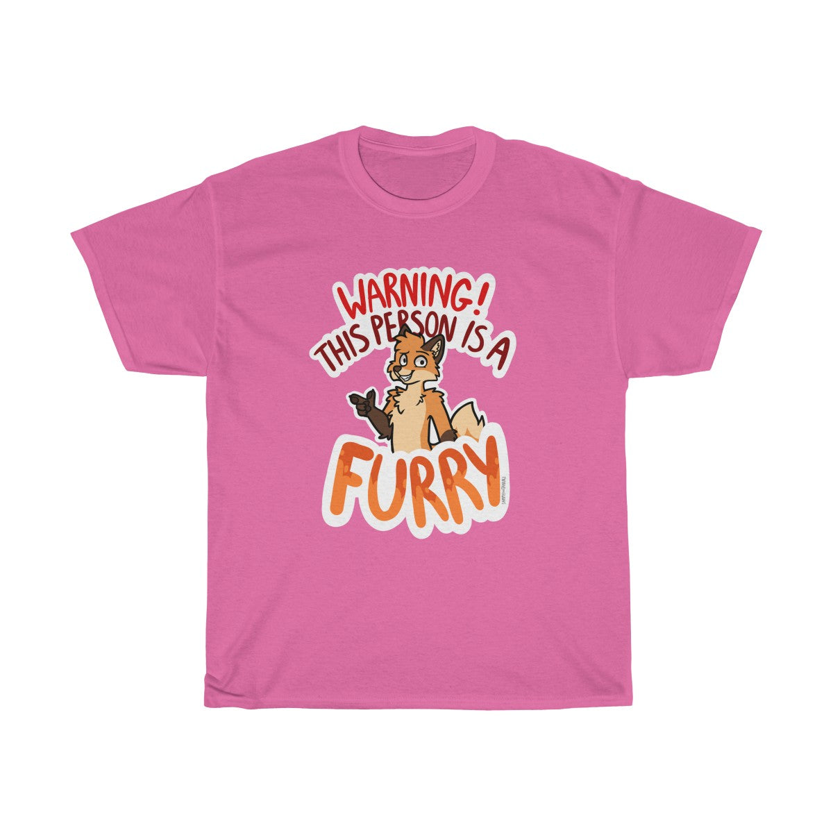 Orange Fox - T-Shirt T-Shirt Sammy The Tanuki Pink S 