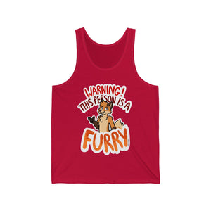 Orange Fox - Tank Top Tank Top Sammy The Tanuki Red XS 