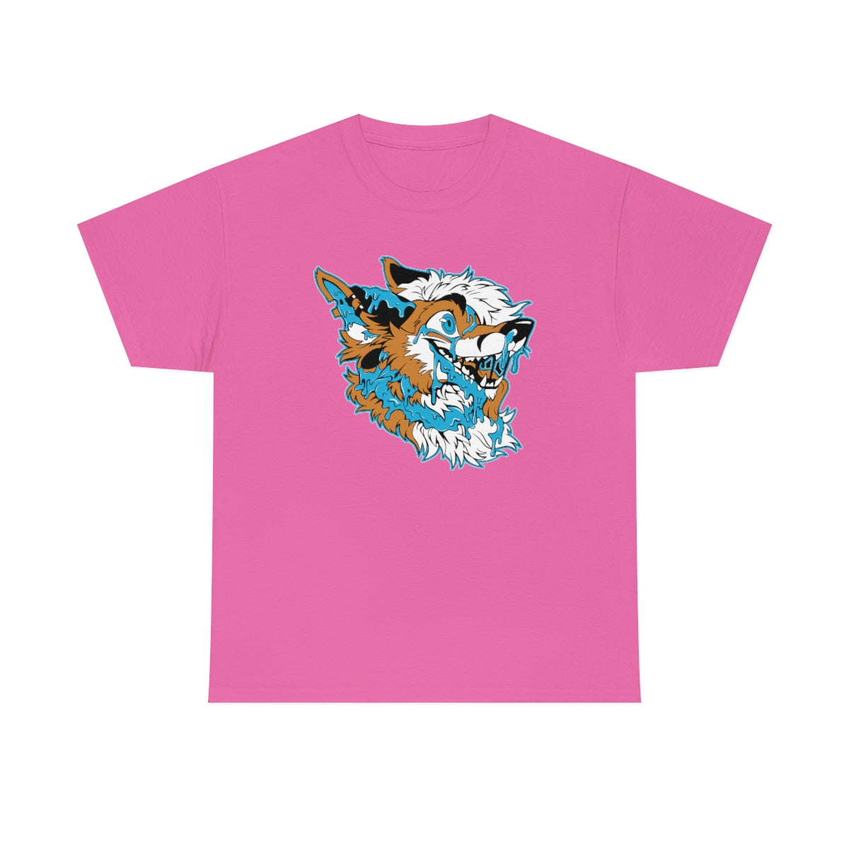 Orange and Blue - T-Shirt T-Shirt Artworktee Pink S 