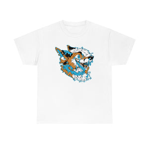 Orange and Blue - T-Shirt T-Shirt Artworktee White S 