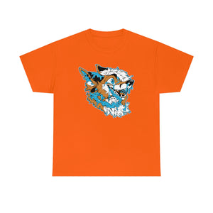 Orange and Blue - T-Shirt T-Shirt Artworktee Orange S 