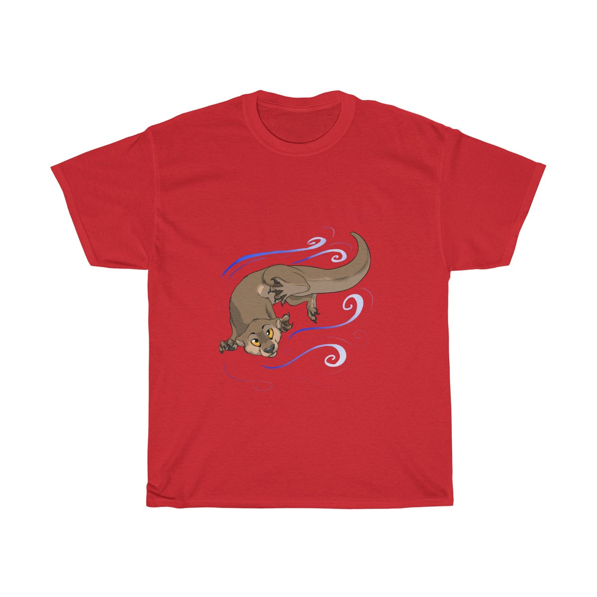 Otter - T-Shirt T-Shirt Dire Creatures Red S 