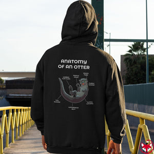 Otter Black - Hoodie Hoodie Artworktee 