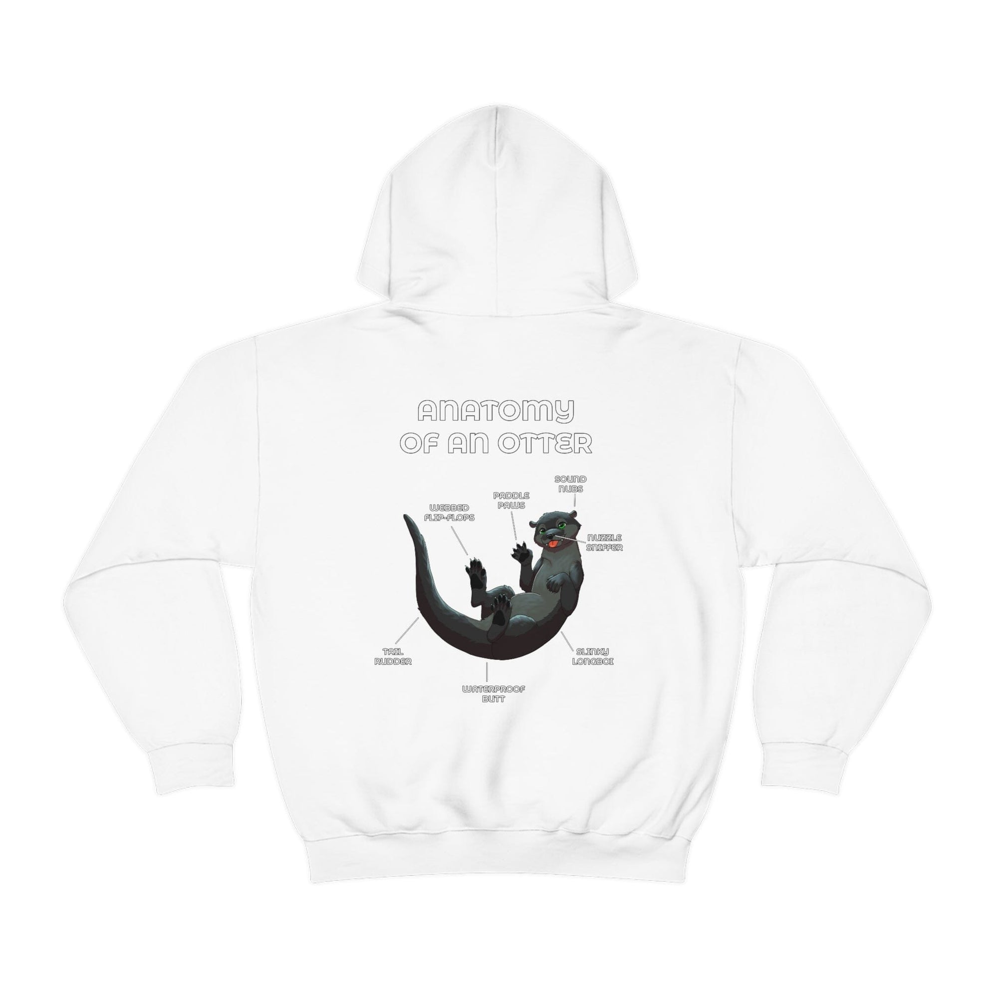 Otter Black - Hoodie Hoodie Artworktee White S 