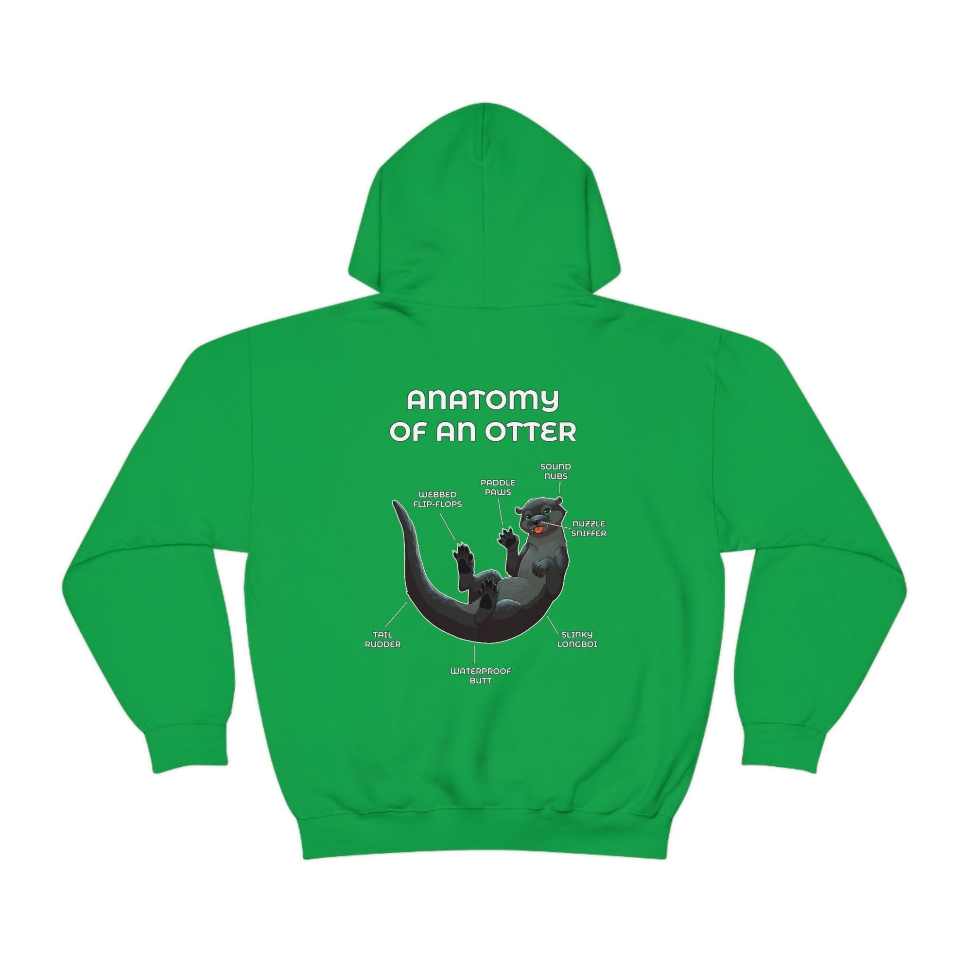 Otter Black - Hoodie Hoodie Artworktee Green S 