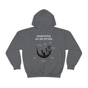 Otter Black - Hoodie Hoodie Artworktee Dark Heather S 