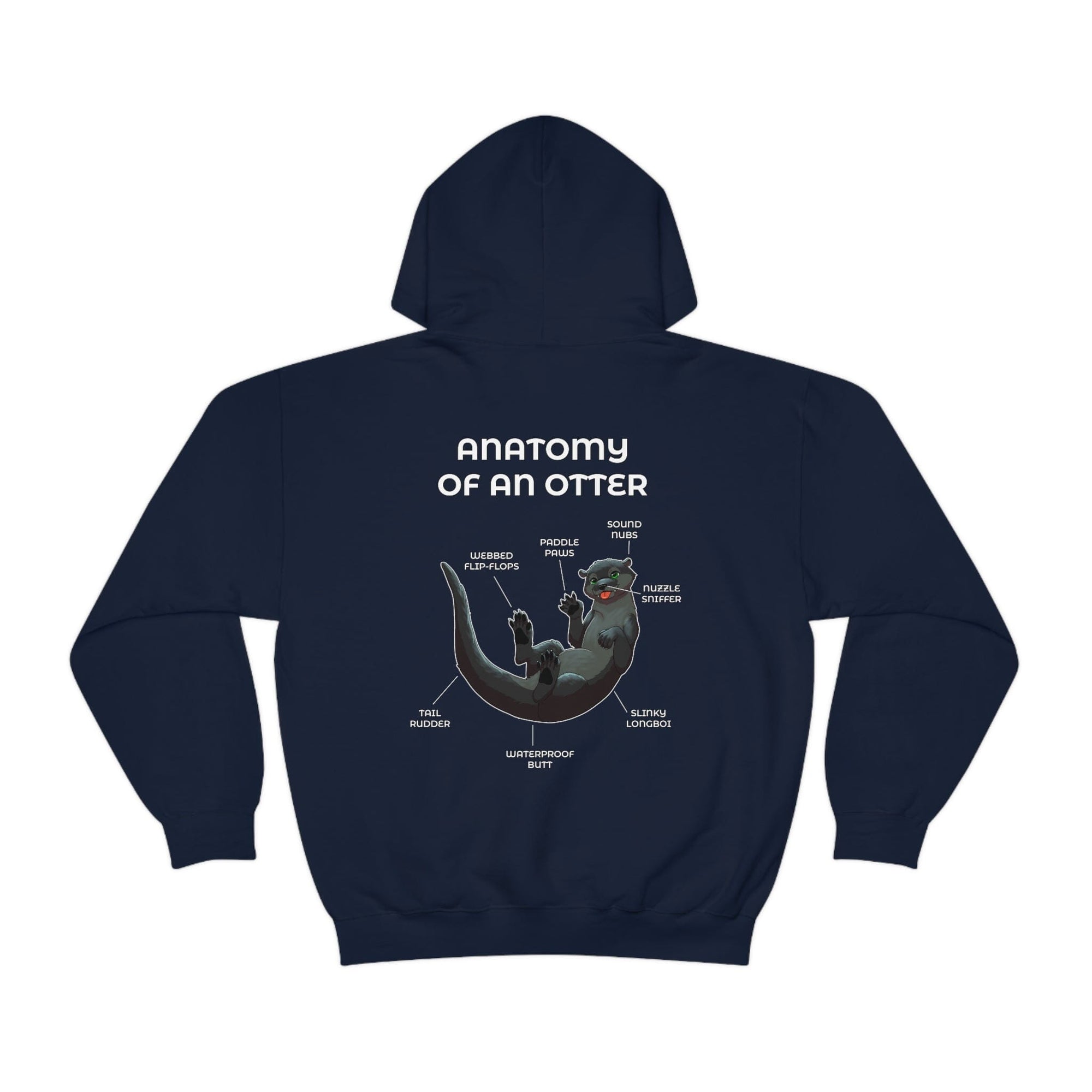 Otter Black - Hoodie Hoodie Artworktee Navy Blue S 