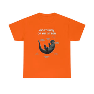 Otter Black - T-Shirt T-Shirt Artworktee Orange S 