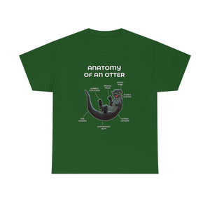 Otter Black - T-Shirt T-Shirt Artworktee Green S 