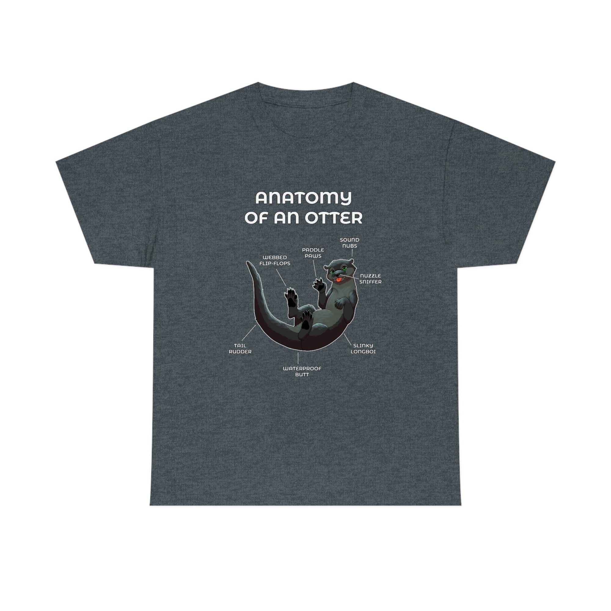 Otter Black - T-Shirt T-Shirt Artworktee Dark Heather S 