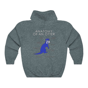 Otter Blue - Hoodie Hoodie Artworktee Dark Heather S 