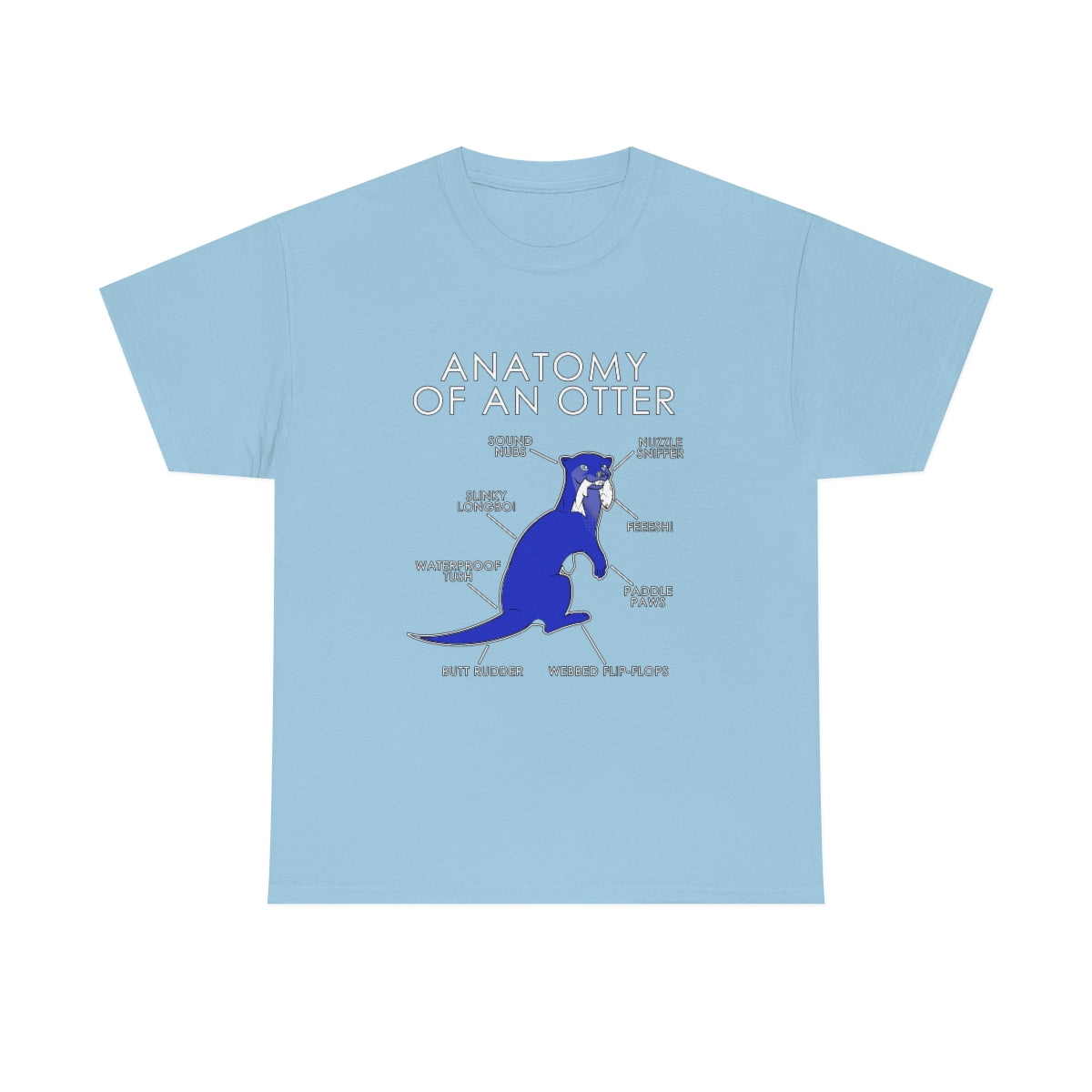 Otter Blue - T-Shirt T-Shirt Artworktee Light Blue S 