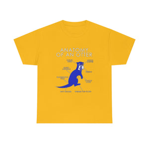 Otter Blue - T-Shirt T-Shirt Artworktee Gold S 