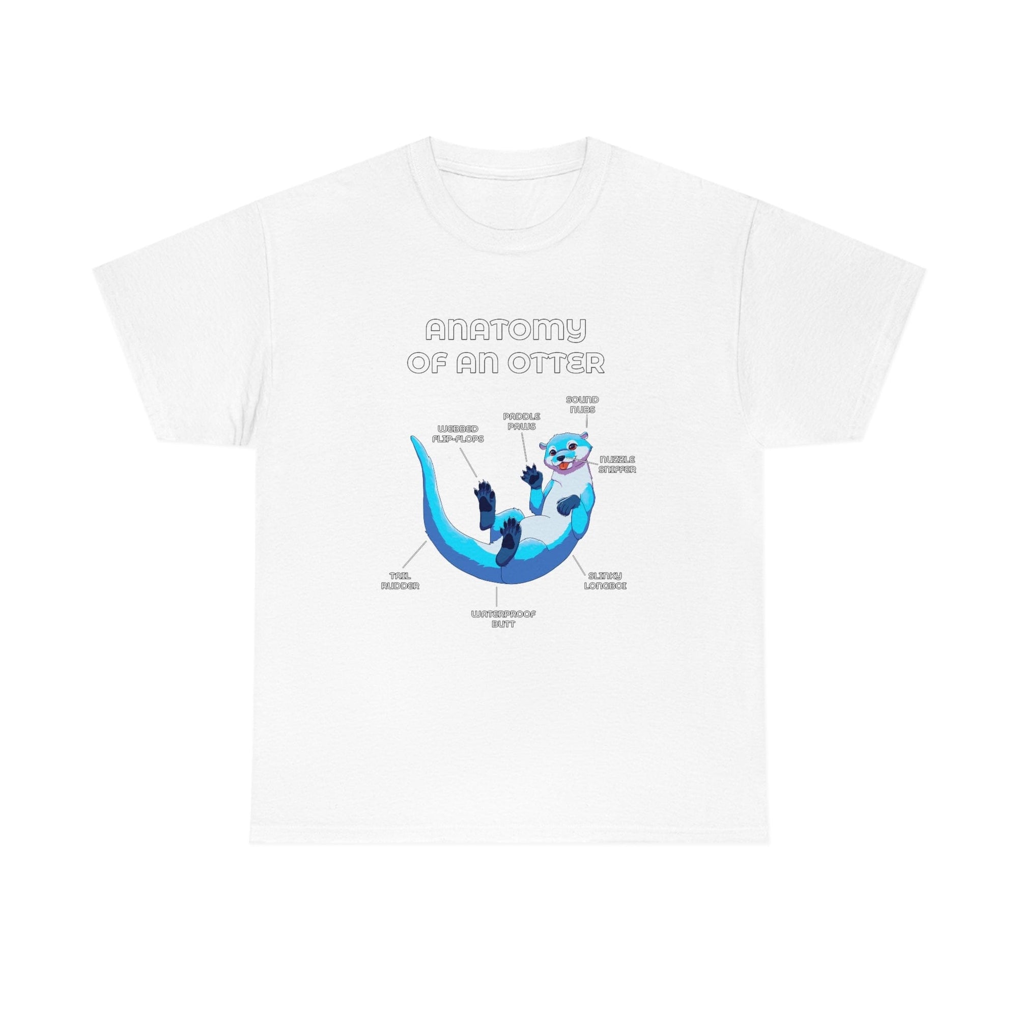 Otter Blue - T-Shirt Artworktee White S 