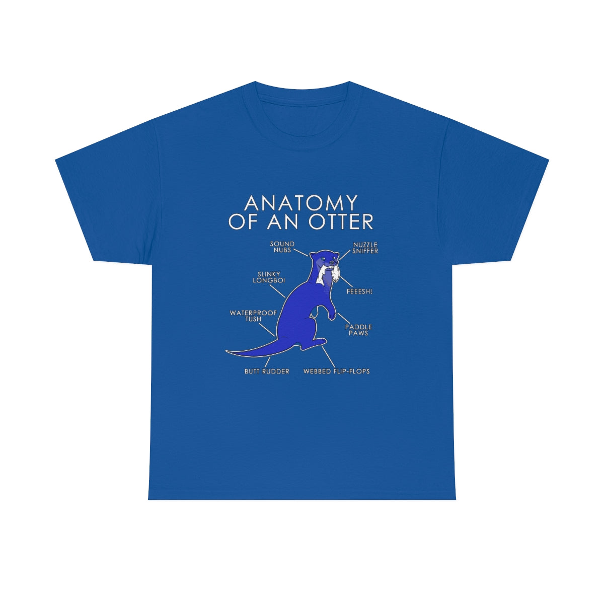 Otter Blue - T-Shirt T-Shirt Artworktee Royal Blue S 