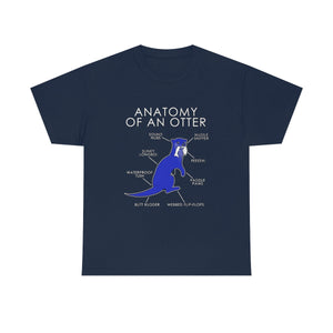 Otter Blue - T-Shirt T-Shirt Artworktee Navy Blue S 