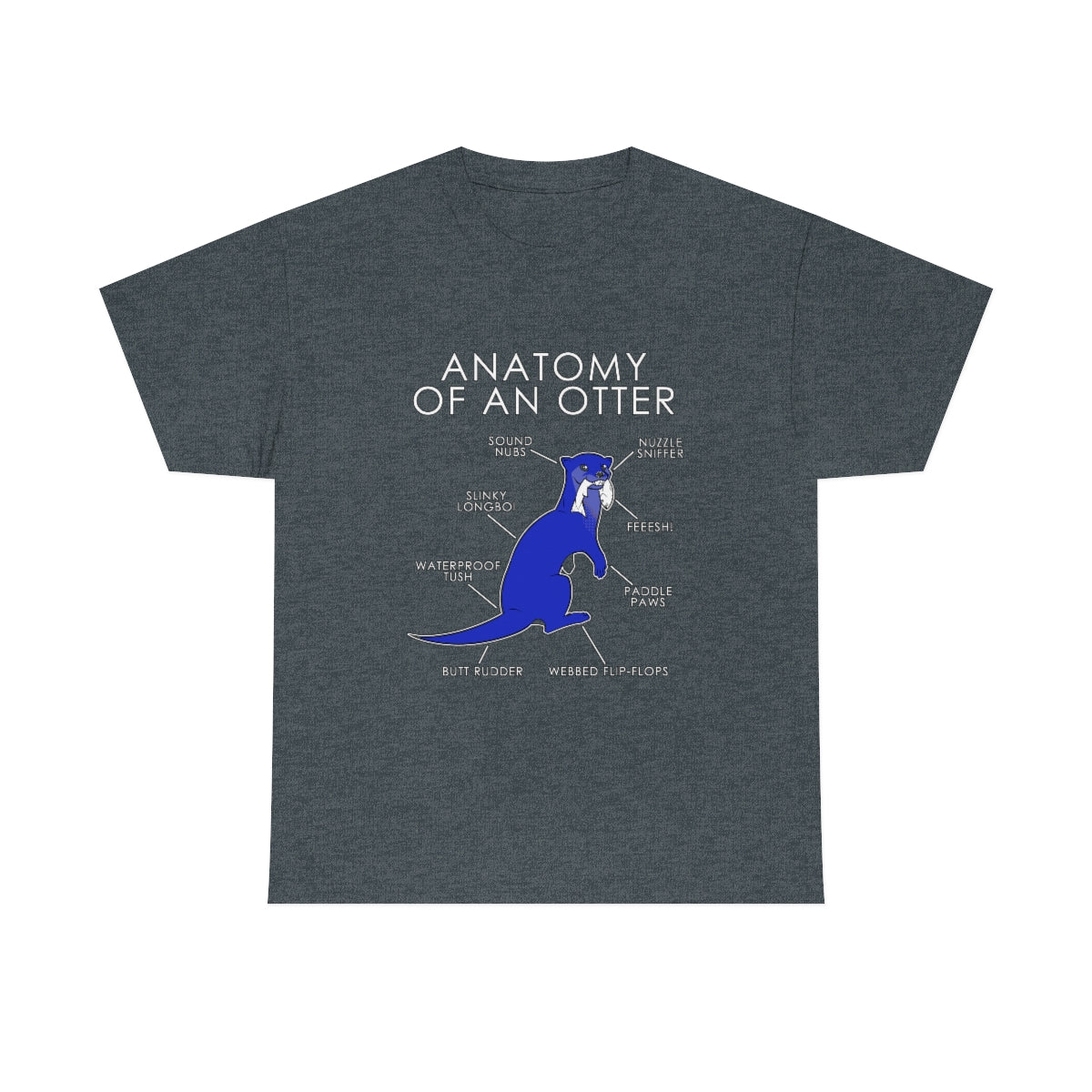 Otter Blue - T-Shirt T-Shirt Artworktee Dark Heather S 