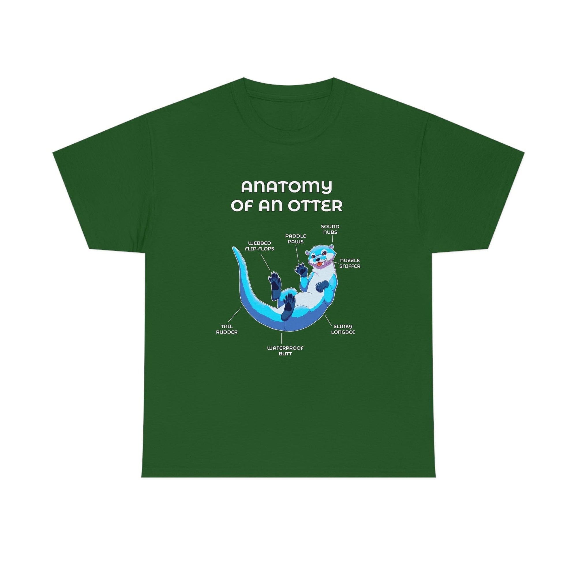 Otter Blue - T-Shirt Artworktee Green S 