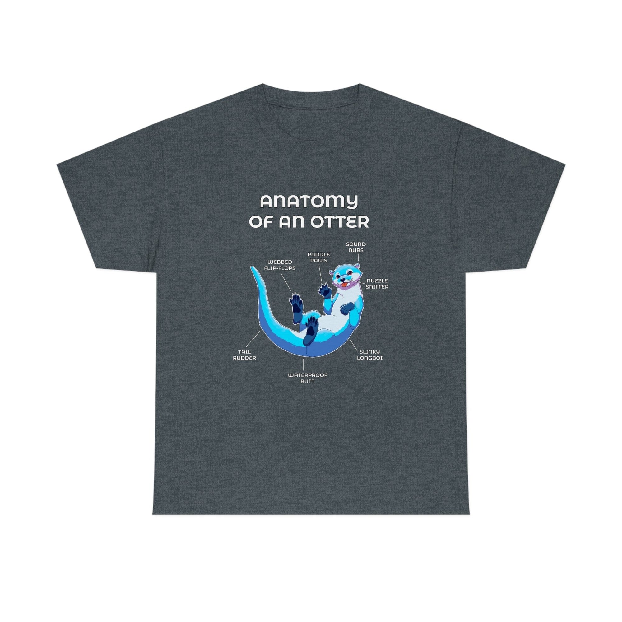 Otter Blue - T-Shirt Artworktee Dark Heather S 