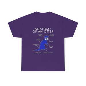 Otter Blue - T-Shirt T-Shirt Artworktee Purple S 