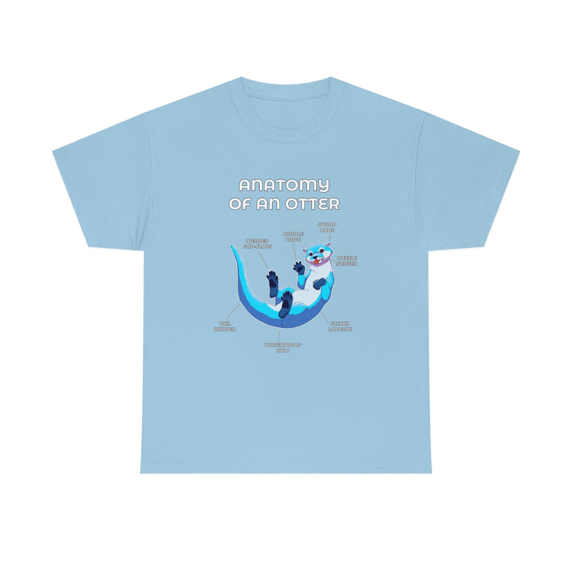 Otter Blue - T-Shirt Artworktee Light Blue S 