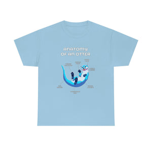 Otter Blue - T-Shirt Artworktee Light Blue S 