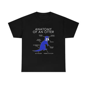 Otter Blue - T-Shirt T-Shirt Artworktee Black S 