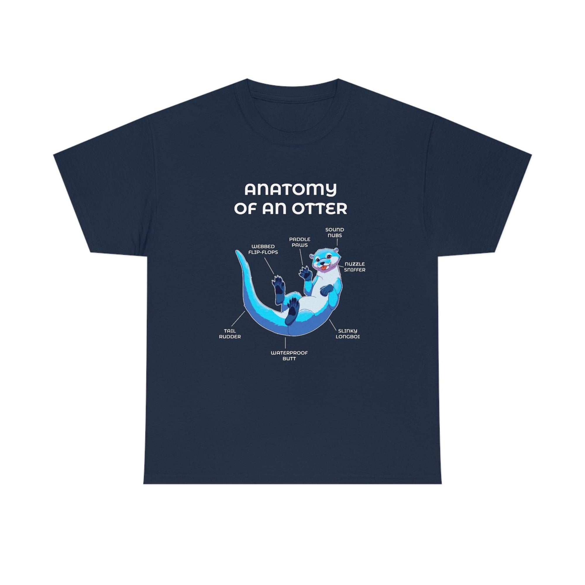 Otter Blue - T-Shirt Artworktee Navy Blue S 