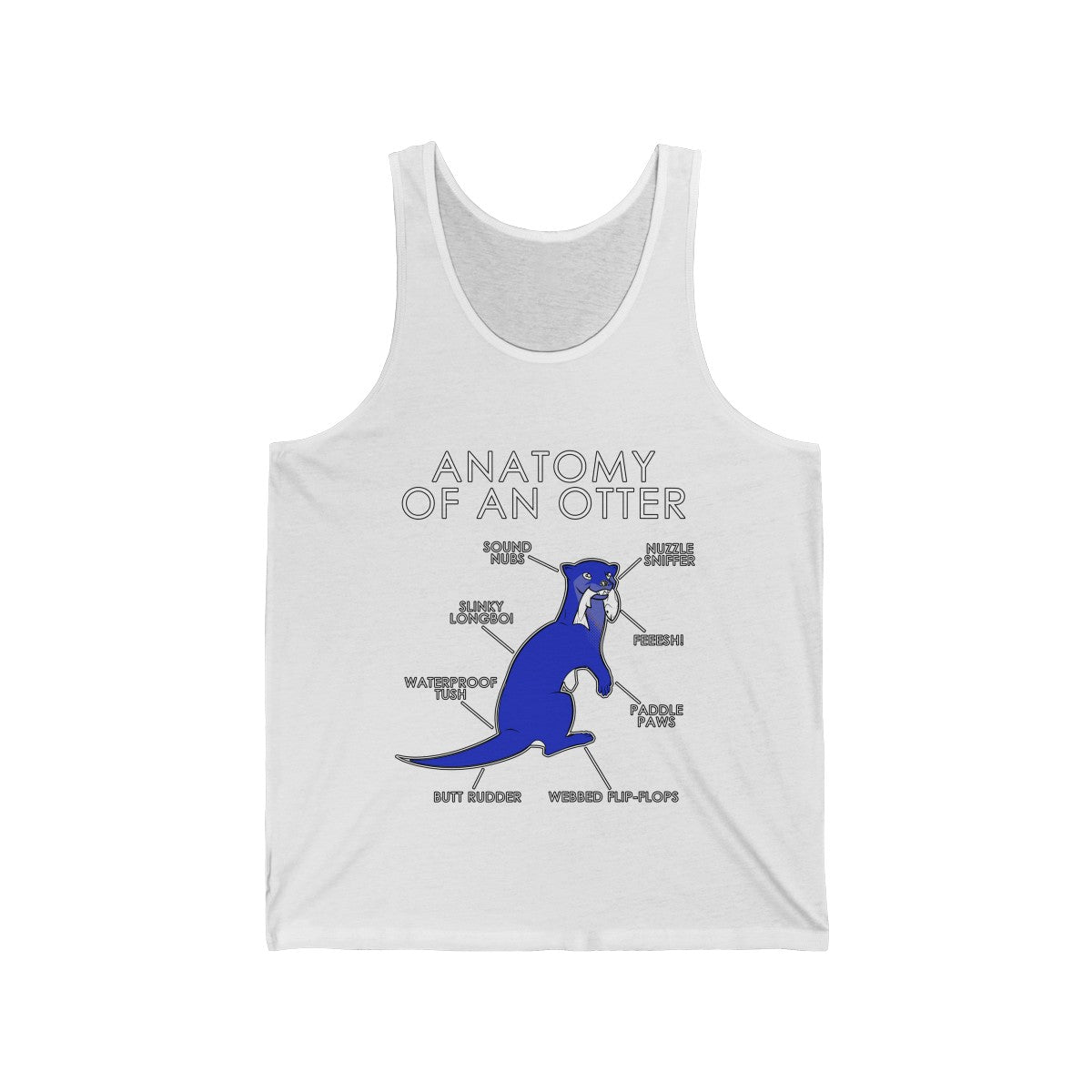 Otter Blue - Tank Top Tank Top Artworktee White XS 