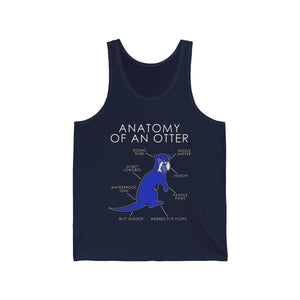 Otter Blue - Tank Top Tank Top Artworktee Navy Blue XS 