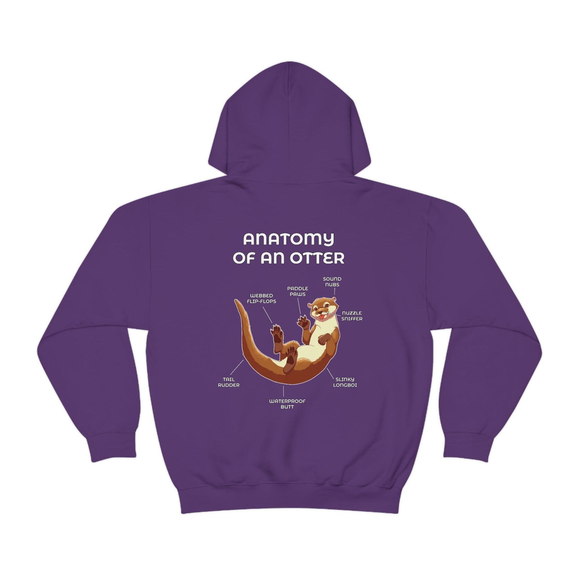 Otter Brown - Hoodie Hoodie Artworktee Purple S 