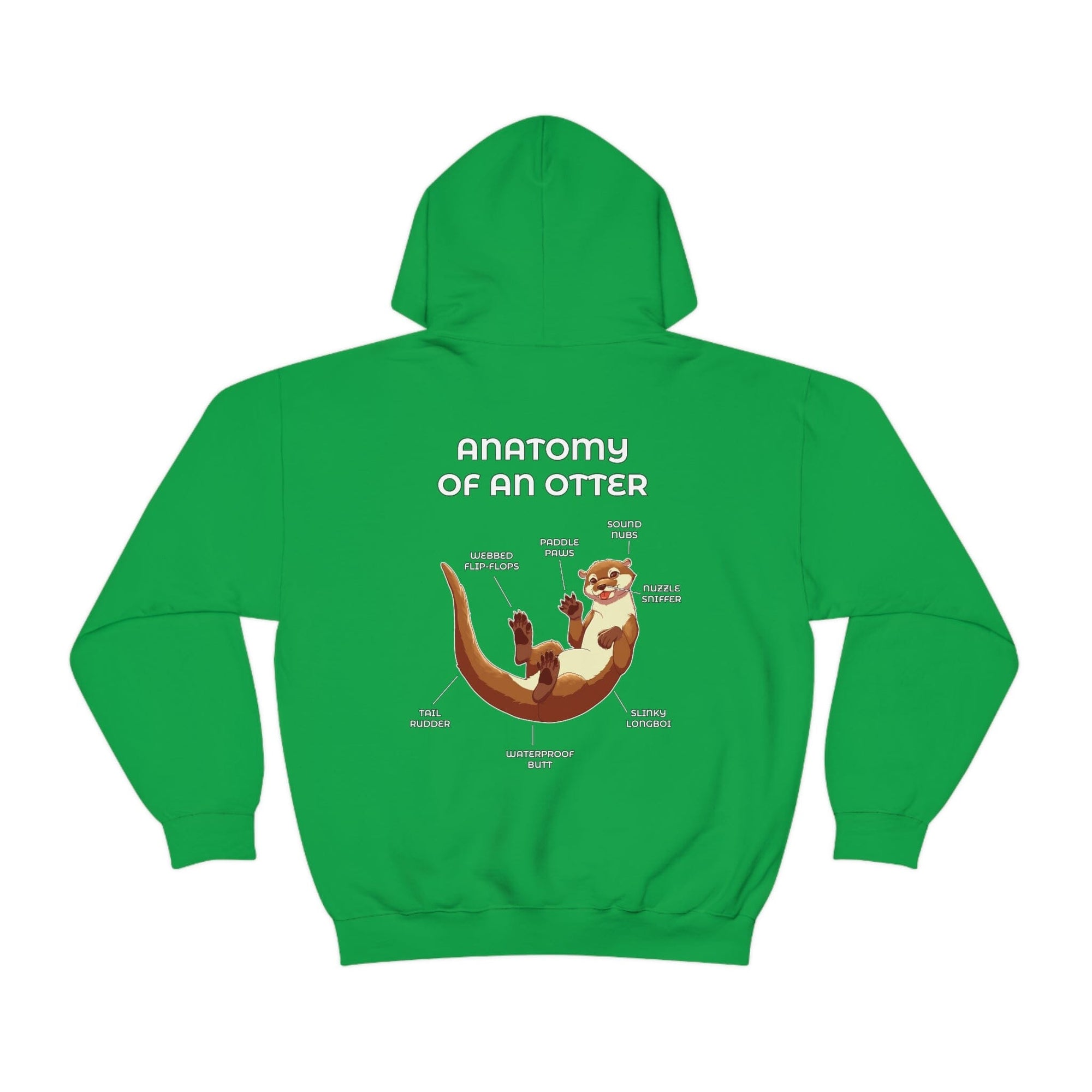 Otter Brown - Hoodie Hoodie Artworktee Green S 