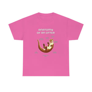 Otter Brown - T-Shirt T-Shirt Artworktee Pink S 