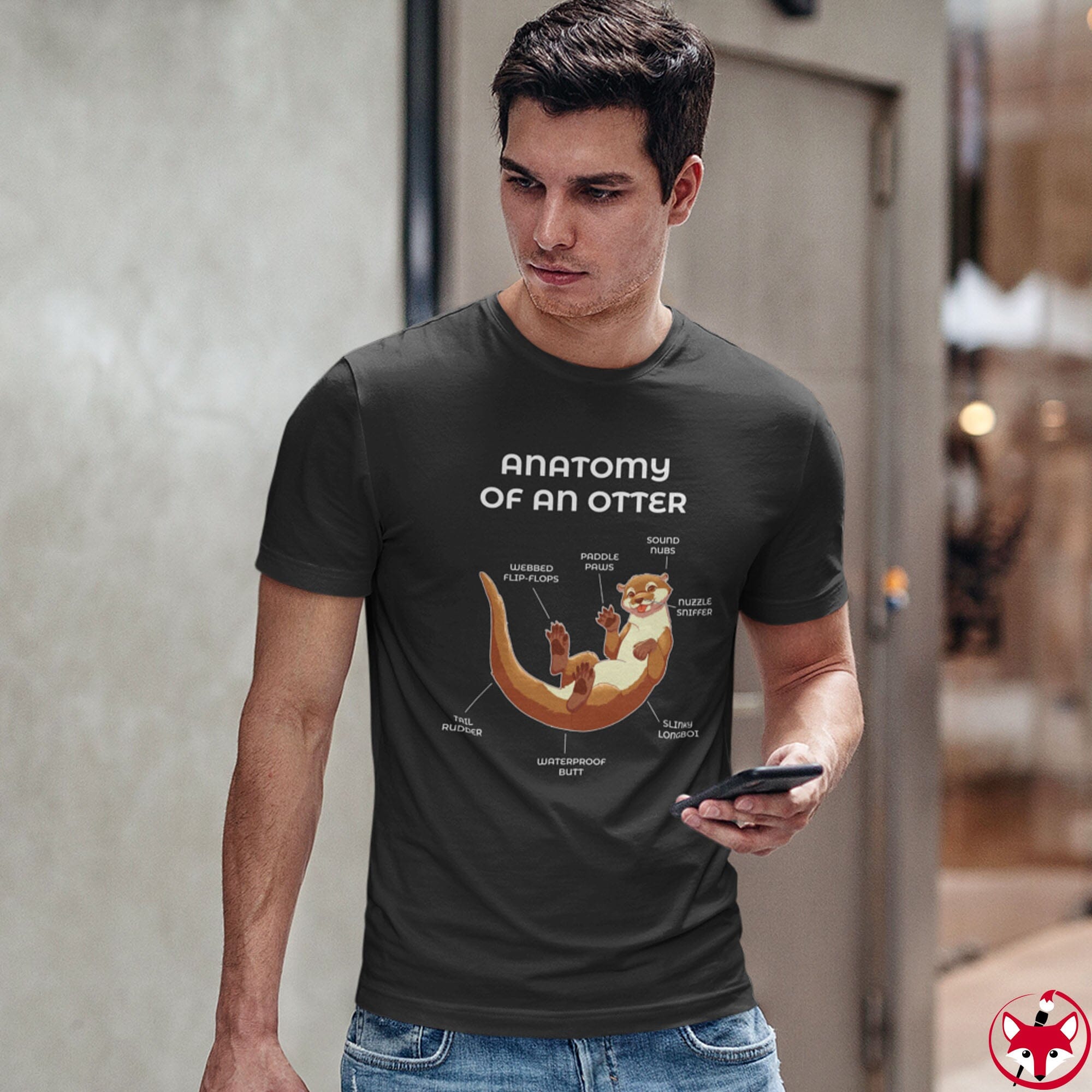 Otter Brown - T-Shirt T-Shirt Artworktee 