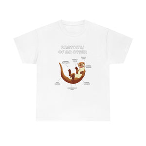 Otter Brown - T-Shirt T-Shirt Artworktee White S 