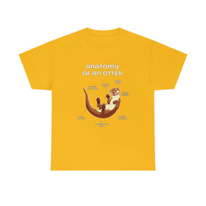 Otter Brown - T-Shirt T-Shirt Artworktee Gold S 