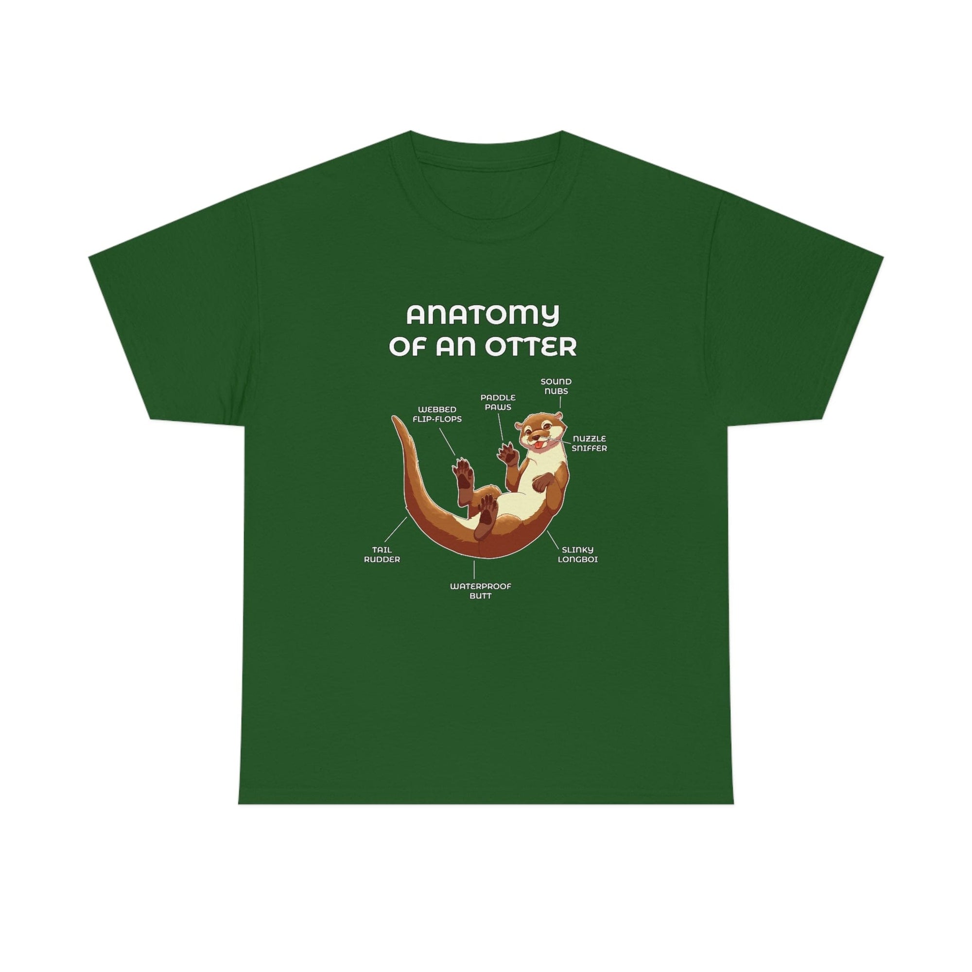 Otter Brown - T-Shirt T-Shirt Artworktee Green S 
