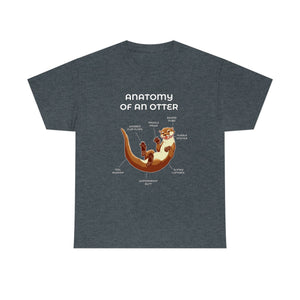 Otter Brown - T-Shirt T-Shirt Artworktee Dark Heather S 