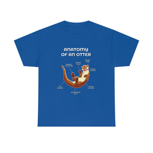 Otter Brown - T-Shirt T-Shirt Artworktee Royal Blue S 
