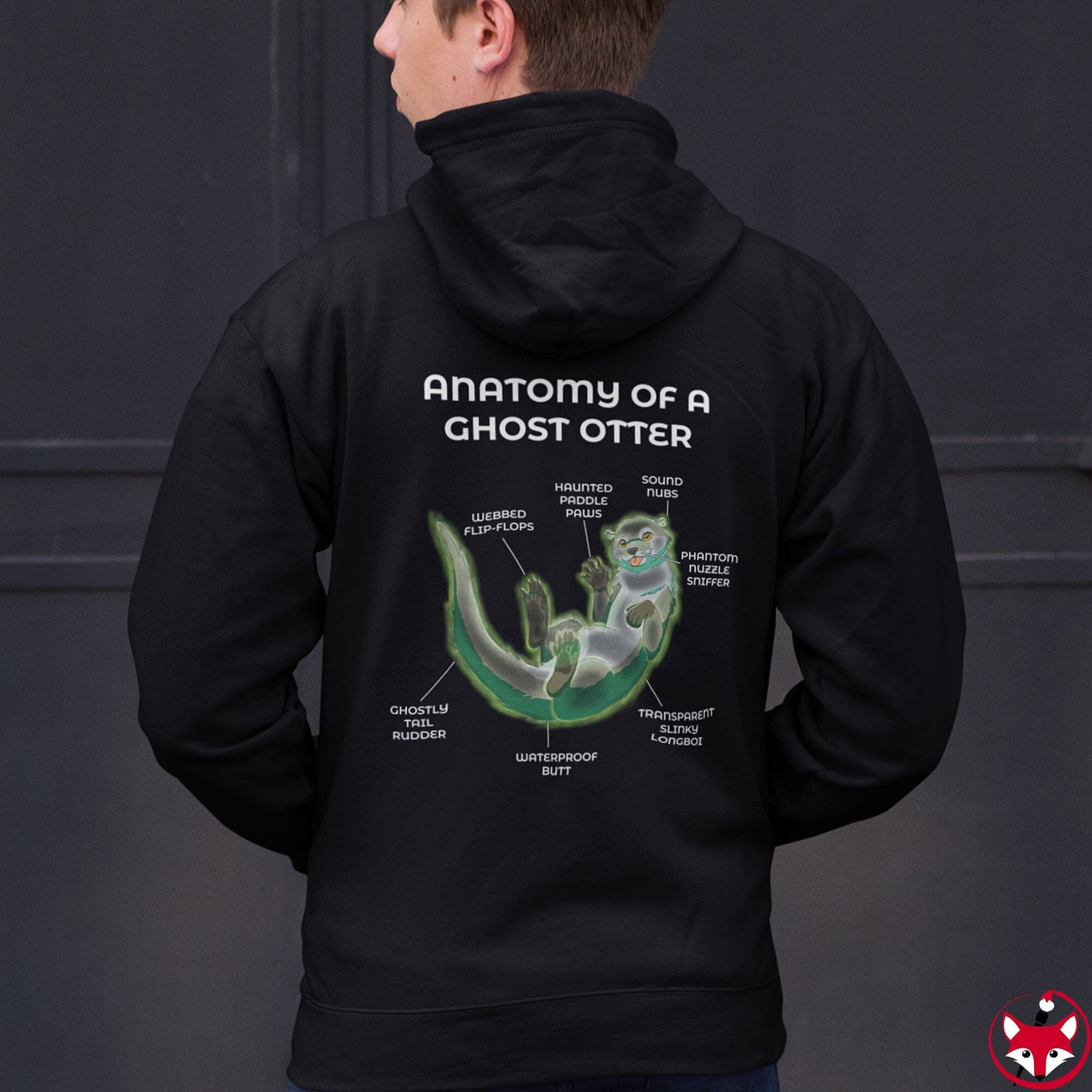 Otter Ghost - Hoodie Hoodie Artworktee 